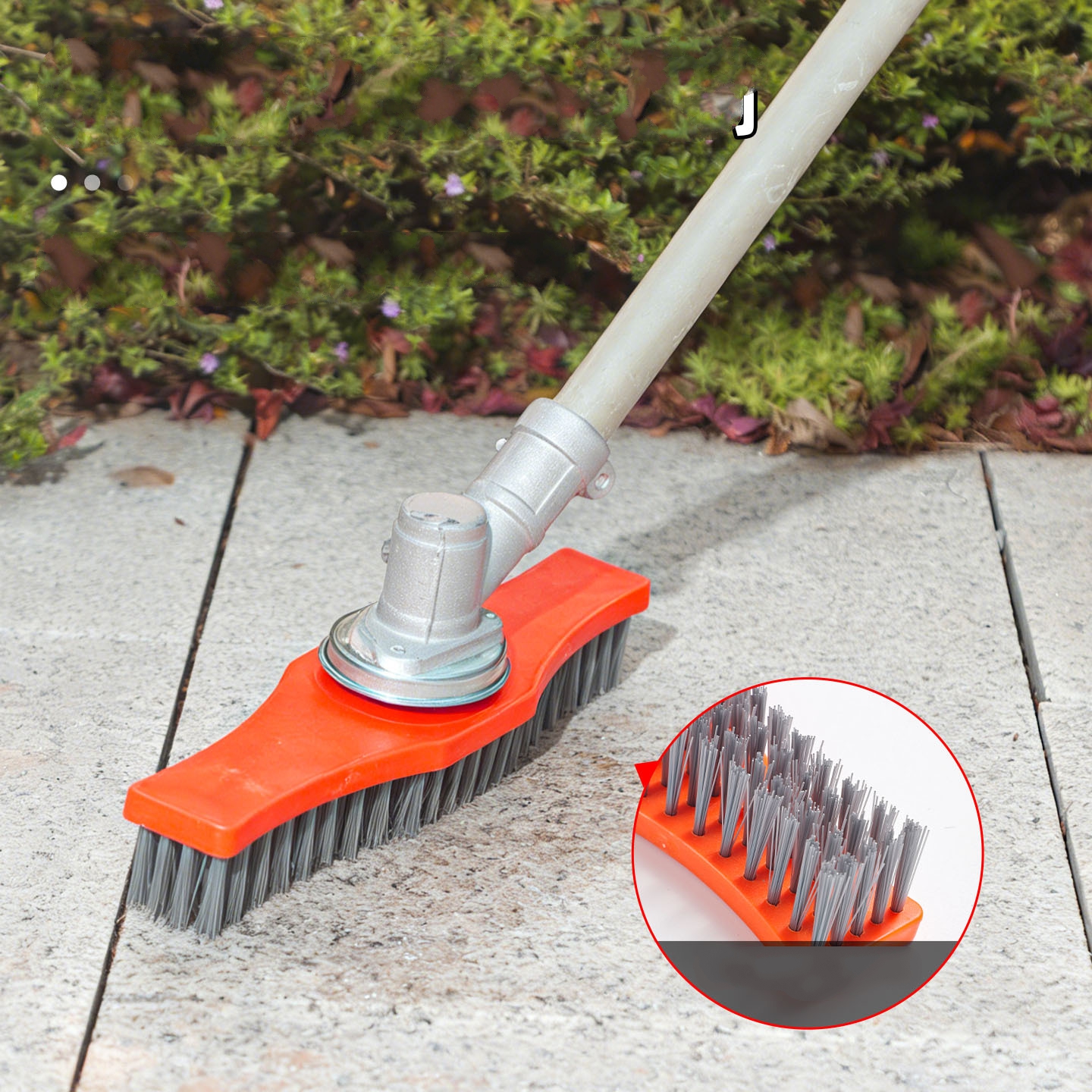 Tile Grout Repair - แปรงทำความสะอาดเครื่องตัดหญ้า ด้ามจับปรับได้ ประสิทธิภาพสูง เครื่องมือกำจัดวัชพืช สำหรับพื้นระเบียง สวน