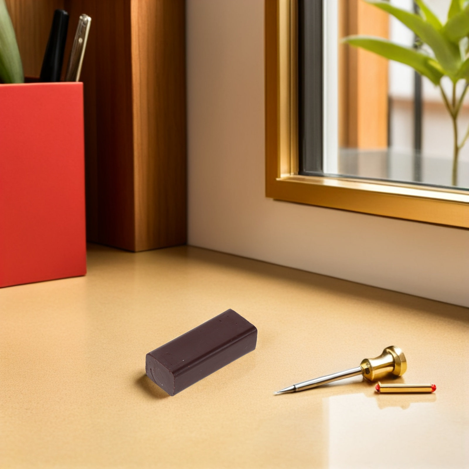 Wood Filler Stick - ชุดดินสอซ่อมแซม 7 ชิ้น แท่งแว็กซ์แข็งพิเศษสำหรับซ่อมแซมรอยขีดข่วนและรอยบุบบนเฟอร์นิเจอร์ไม้ พื้นไม้ และพื้นไม้เนื้อแข็ง