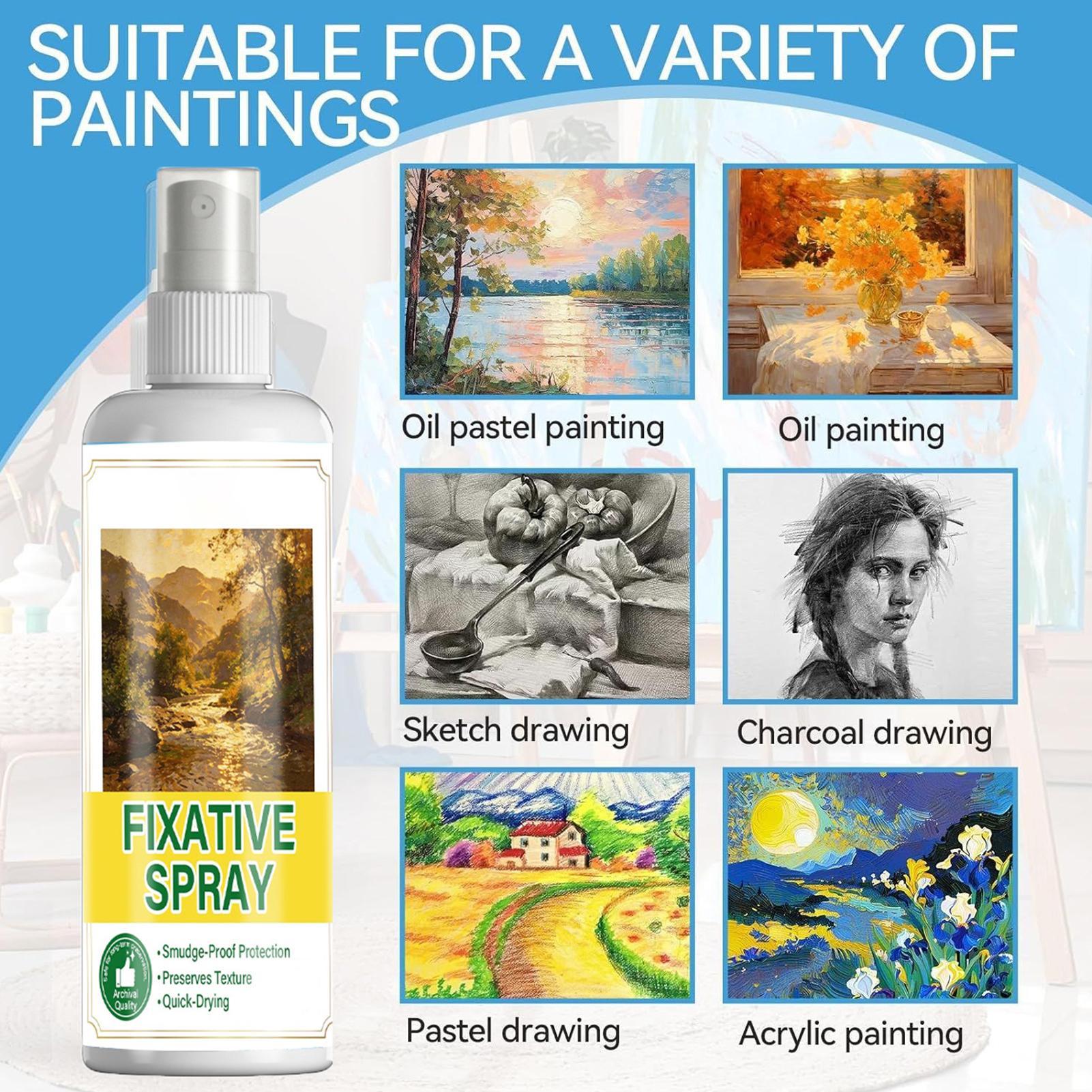 Spray Paint Primer - สเปรย์ฟิกซ์เอทีฟ 120 มล. ป้องกันรอยเปื้อน แห้งเร็ว ใช้กับสีรองพื้น