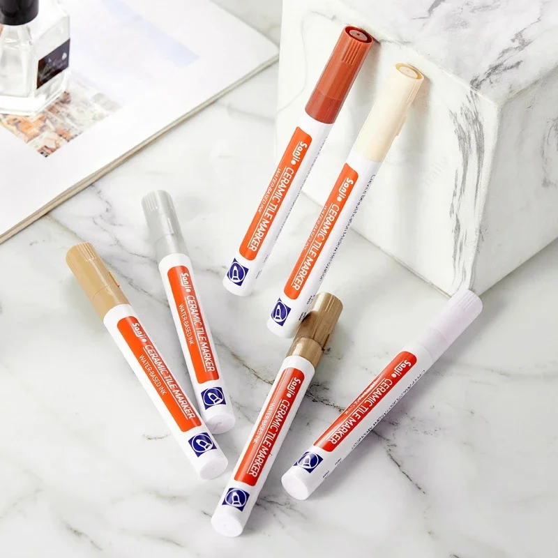 Tile Grout Repair - ปากกาซ่อมรอยต่อกระเบื้องกันน้ำสีขาว สำหรับซ่อมรอยต่อผนังและพื้นห้องน้ำ ขจัดคราบสกปรก