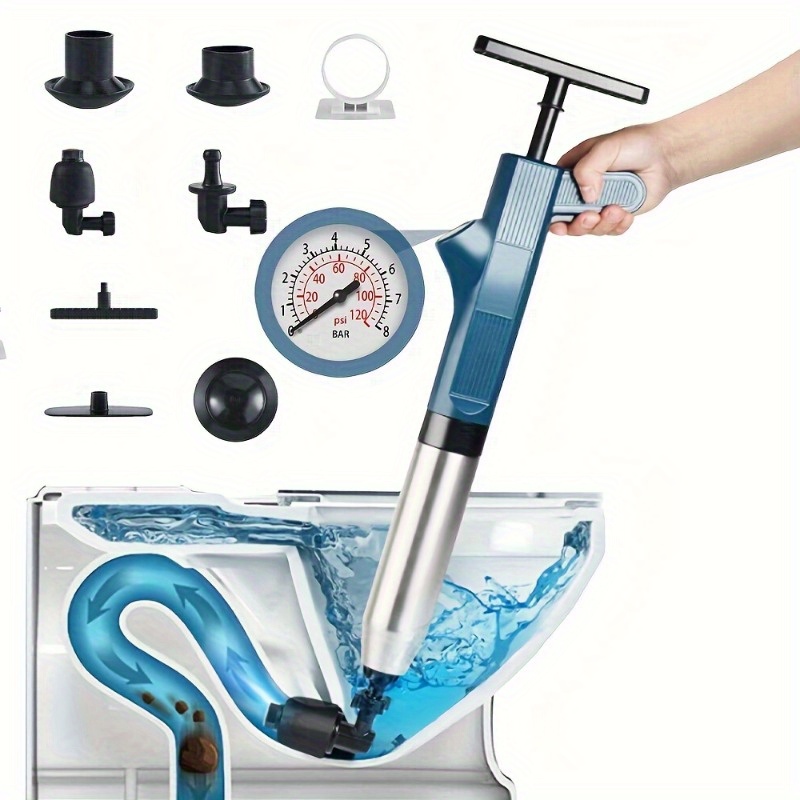 Home Improvement K&B Construction - ท่อทําความสะอาดชุดเครื่องมือแรงดันสูง Plunger Sewer Dredge สําหรับห้องน้ําห้องครัวอ่างล้างจานท่อระบายน้ํา Unblocking