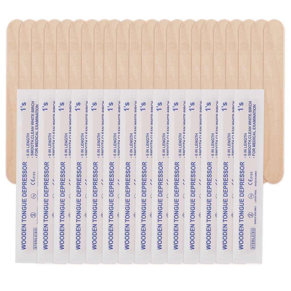 Wood Filler Stick - 100/50/30/10PCS Tattoo Waxing Stick ทิ้งลิ้น Depressor