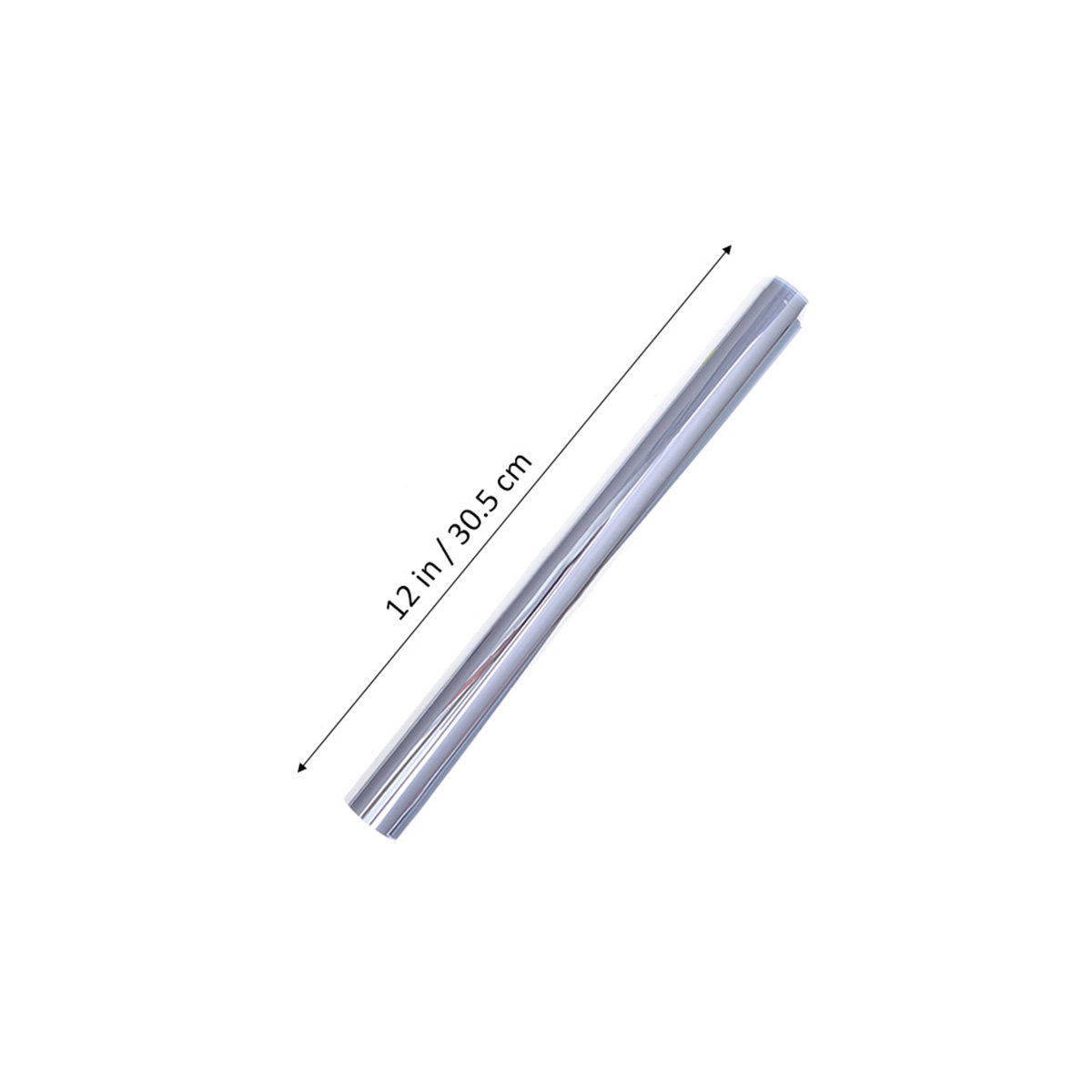 Window Insulation Film - 1M X 0. สติกเกอร์ติดกระจกพลาสติกสีเงิน ป้องกันแสงแดด ฉนวนกันความร้อน