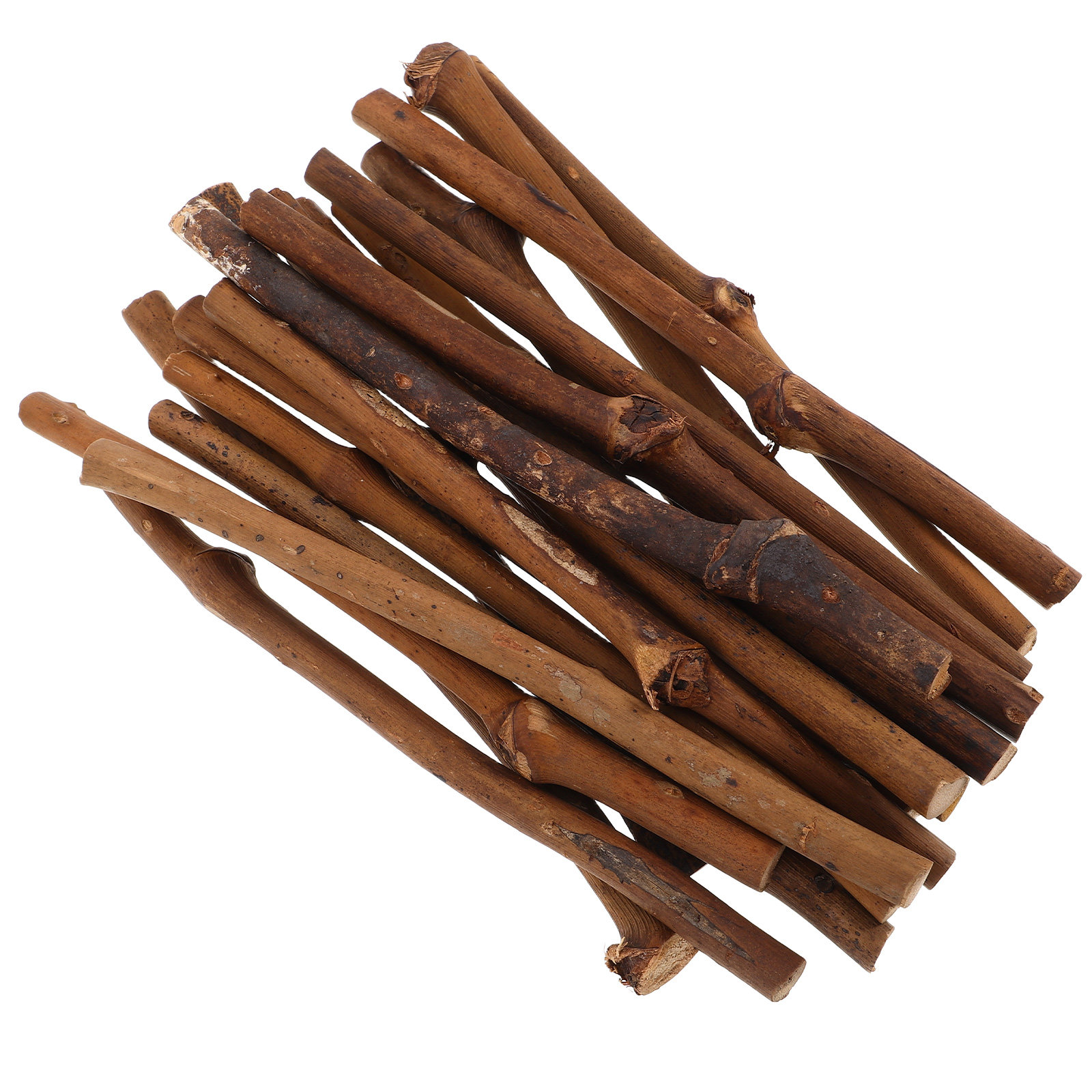 Wood Filler Stick - ไม้ดอเวลล์ไม้แท้ 20 ชิ้น วัสดุงานฝีมือจากกิ่งไม้ธรรมชาติ สำหรับตกแต่งบ้านสไตล์มินิมอล งาน