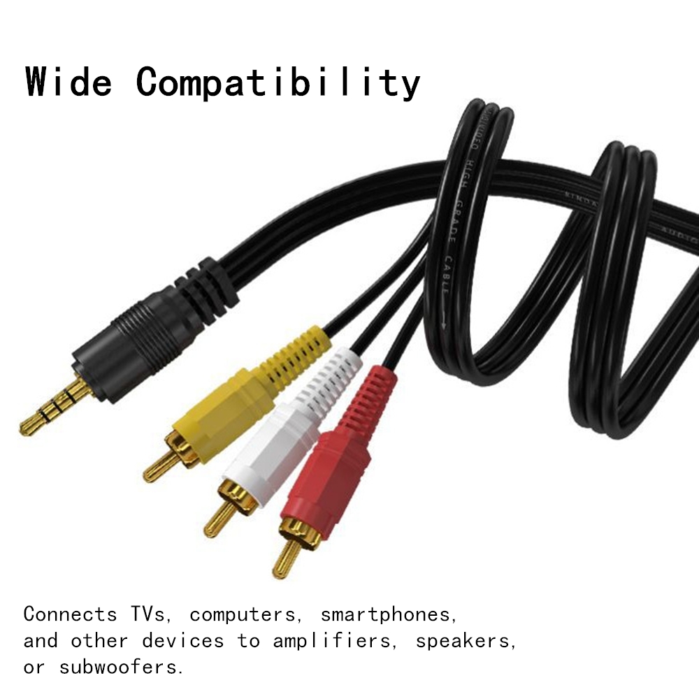 Home Improvement Videos - 3.5 มม.ถึง 3 RCA Audio Video