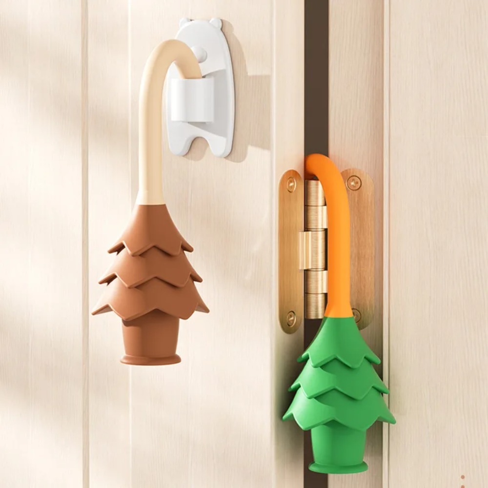 Door Stopper Rubber - ตัวล็อคประตูป้องกันนิ้วหนีบสำหรับเด็ก ปี 2026 แบบแขวน - ป้องกันการปิดประตูเพื่อความปลอดภัยเป็นพิเศษ