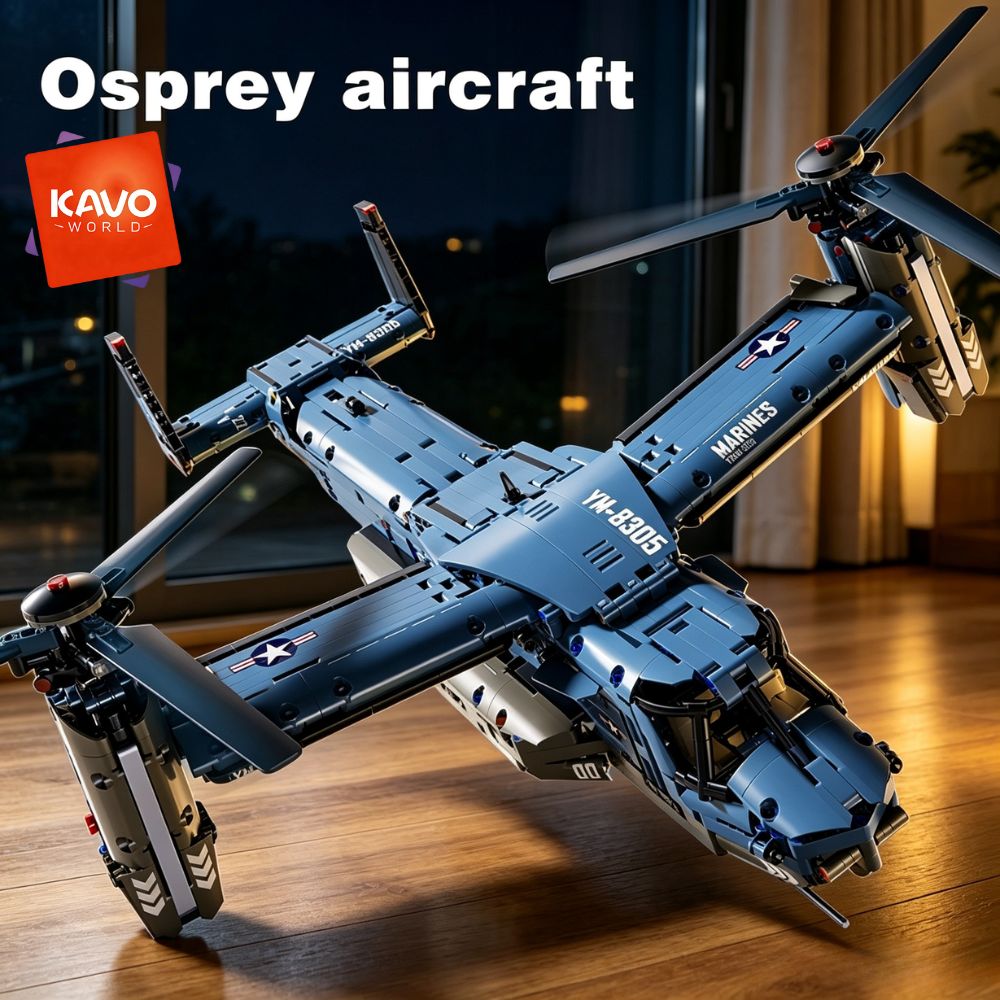 Home Improvement Expo - KAVOWORLD ชุดตัวต่อเครื่องบิน V-22 Osprey Tiltrotor จำนวน