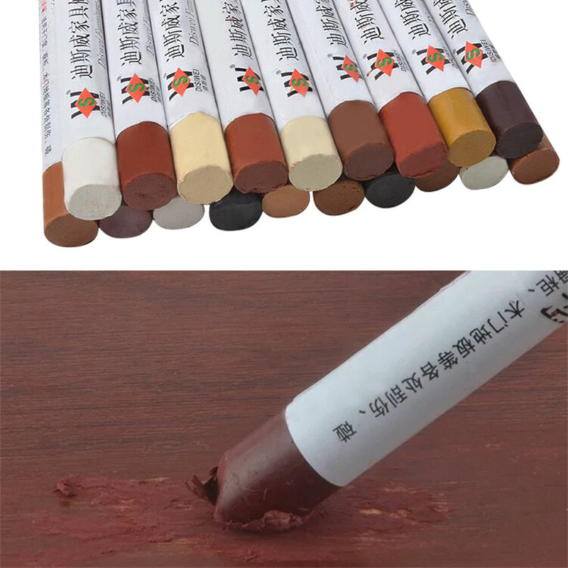 1PC ที่มีสีสันซ่อมเฟอร์นิเจอร์ - Wood Filler Stick บทวิจารณ์และราคา