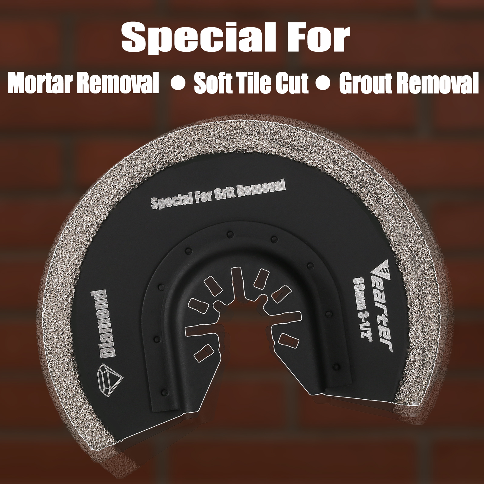 ใบเลื่อยสวิงแบบครึ่งวงกลมเพชร  - Grout Saw Removal บทวิจารณ์และราคา