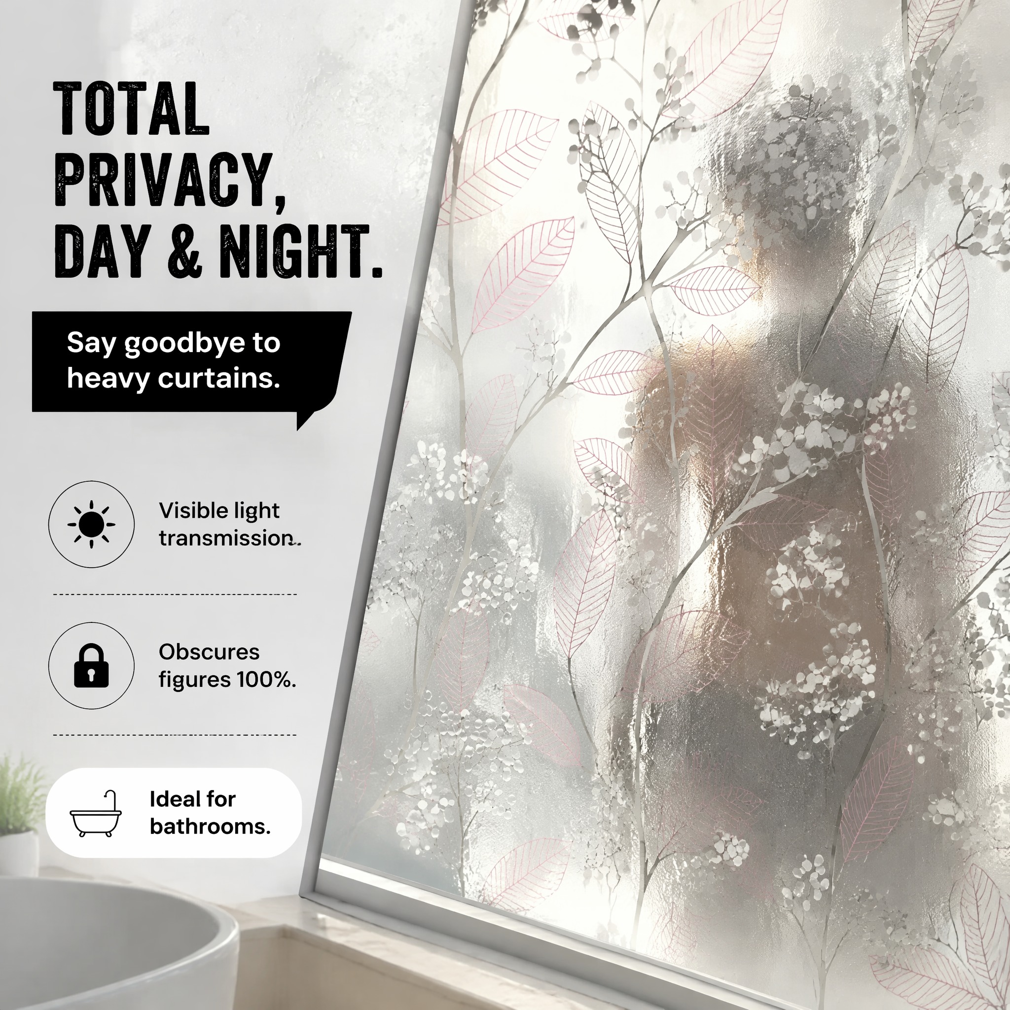 ฟิล์มติดกระจกแบบไล่เฉดสีใบเบอร - Window Insulation Film บทวิจารณ์และราคา