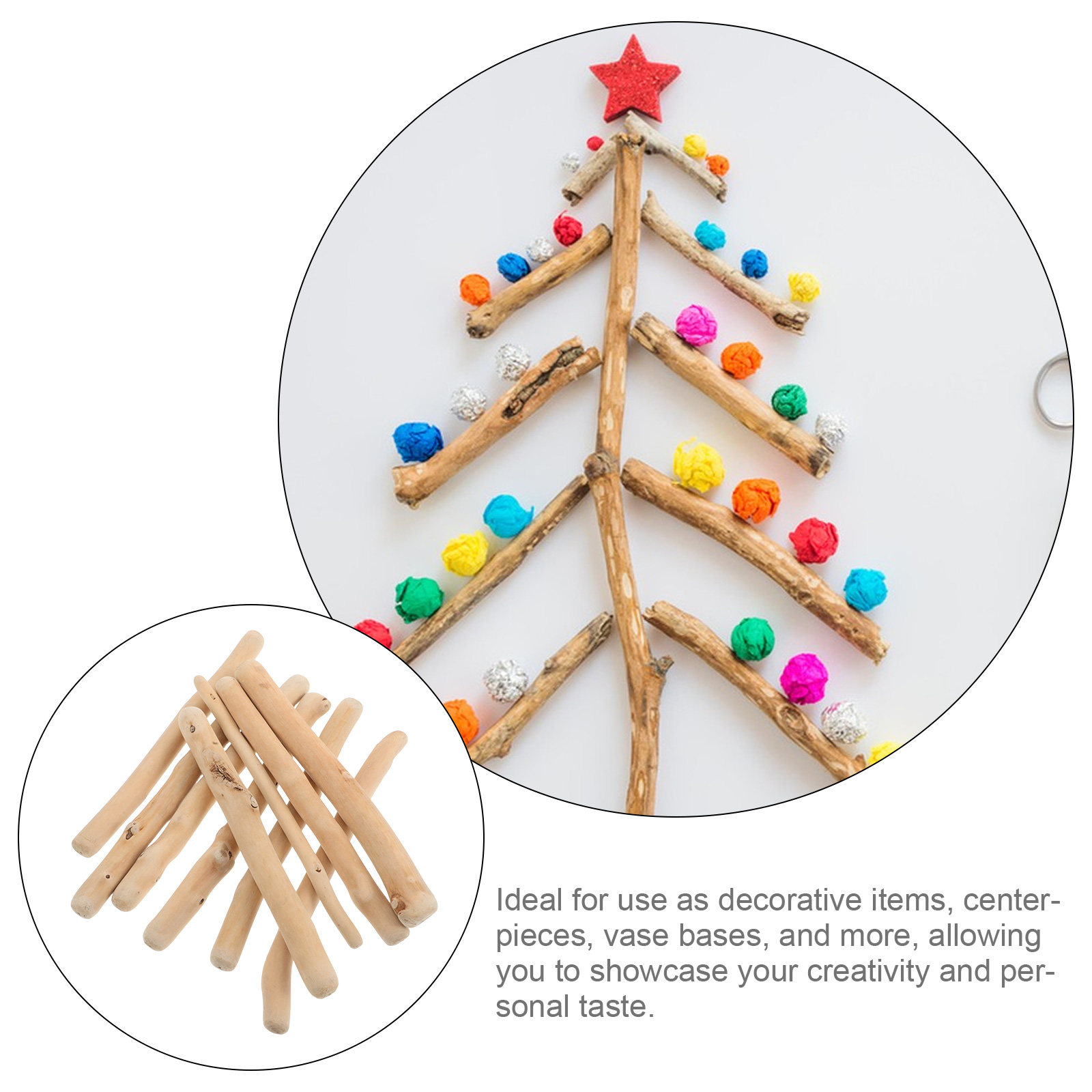 ไม้ลอยน้ำตกแต่ง ไม้กิ่งธรรมชาต - Wood Filler Stick บทวิจารณ์และราคา