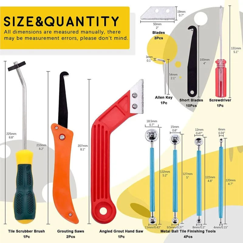 ชุดเครื่องมือขจัดคราบยาแนว 22  - Grout Saw Removal บทวิจารณ์และราคา