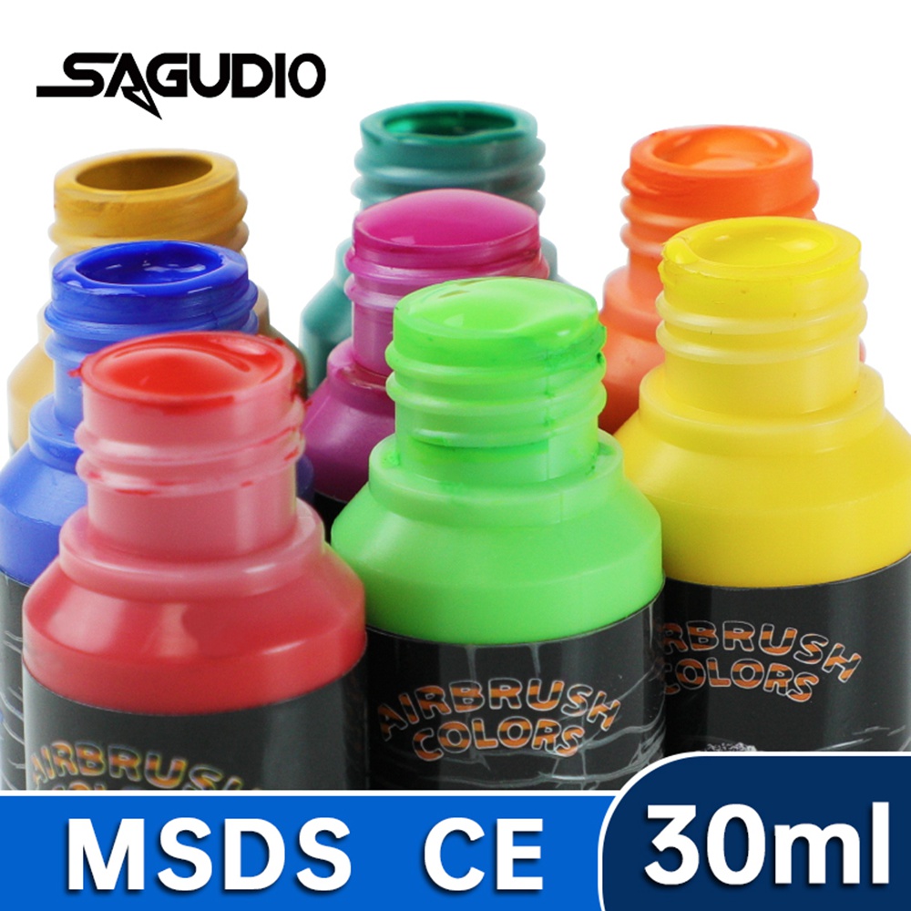 SAGUD สีแอร์บรัชพร้อมสเปรย์น้ํ - Spray Paint Primer บทวิจารณ์และราคา
