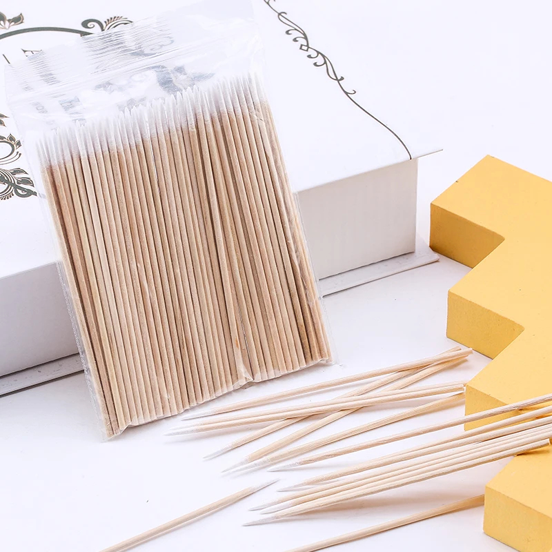 ไม้สำลีทำความสะอาดเล็บ 100-700 - Wood Filler Stick บทวิจารณ์และราคา