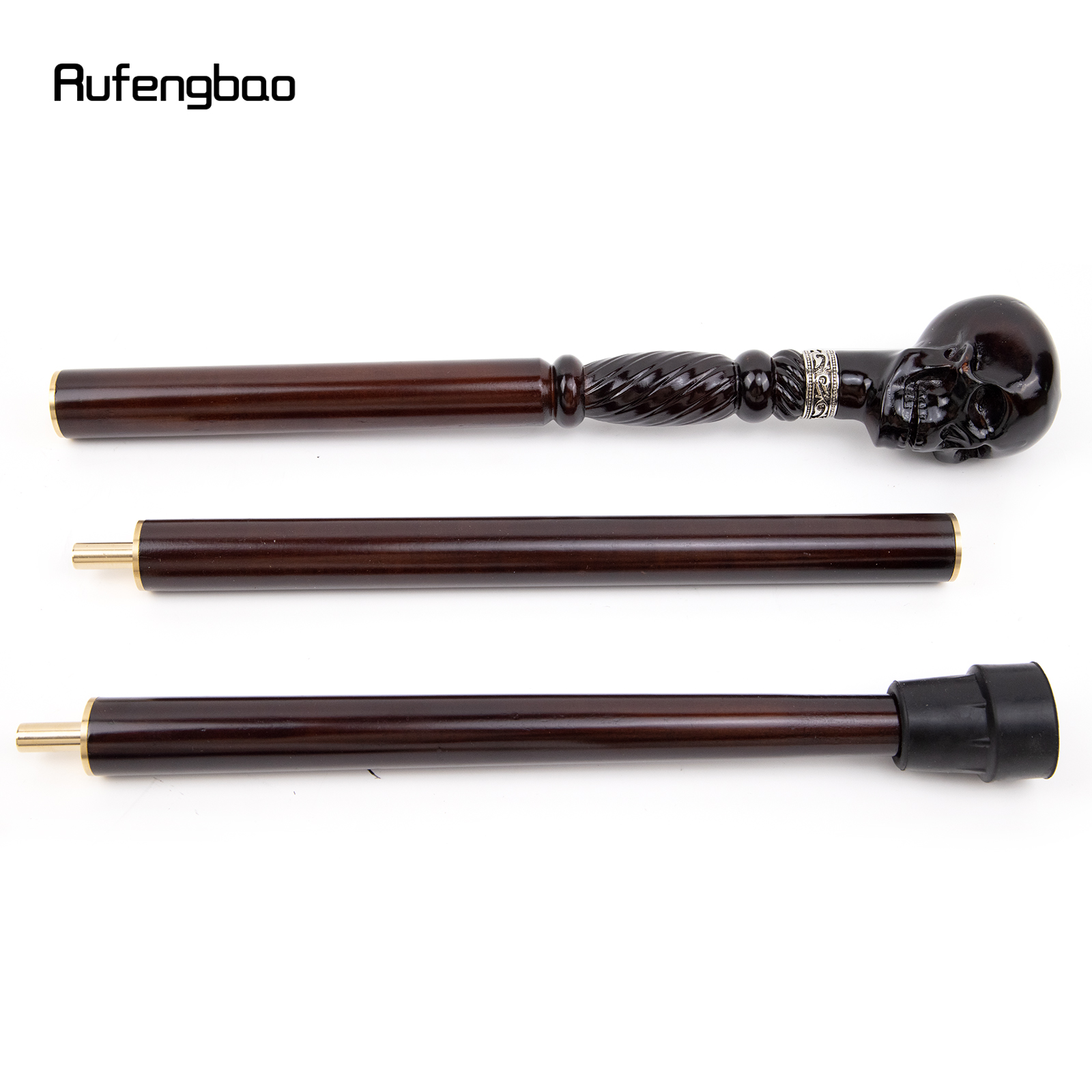 สีดํา Creative Devil Skull ไม้ - Wood Filler Stick บทวิจารณ์และราคา
