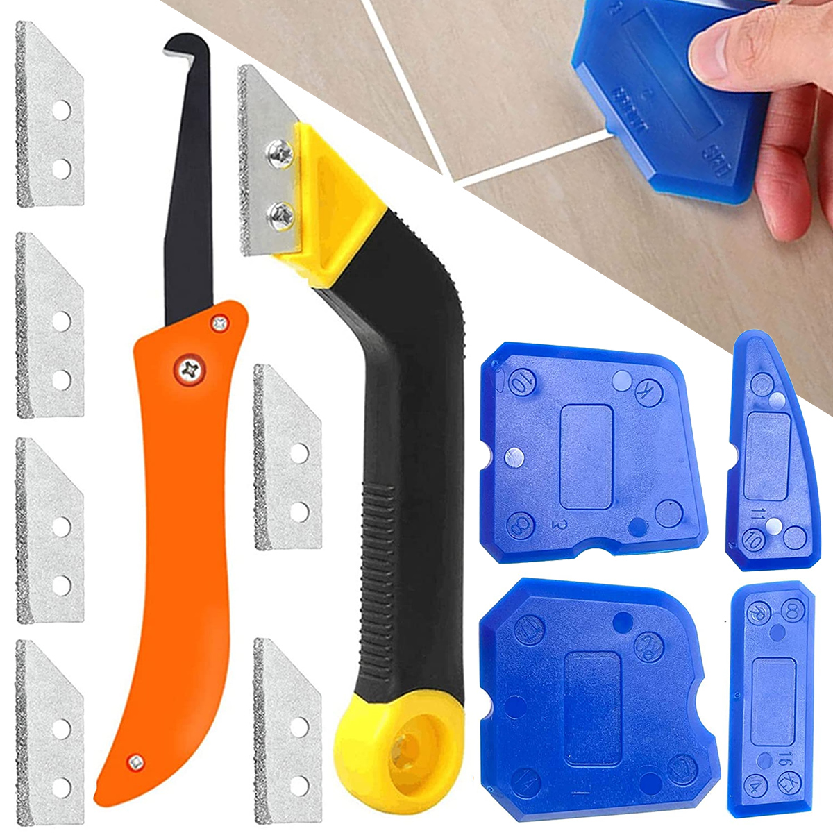 ชุดเครื่องมือขจัดคราบยาแนว 12  - Grout Saw Removal บทวิจารณ์และราคา