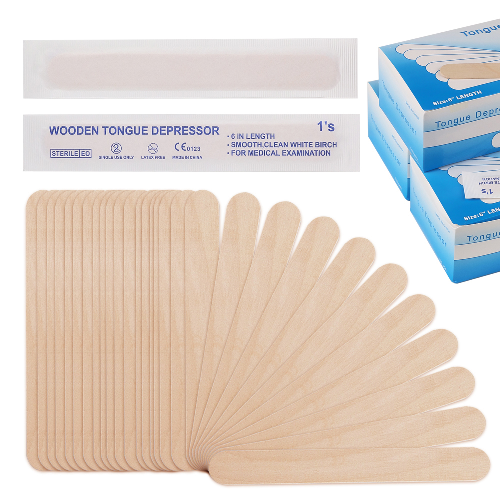 100/50/30/10PCS Tattoo Waxing  - Wood Filler Stick บทวิจารณ์และราคา