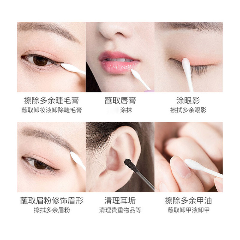 100Pcs Double Head ผ้าฝ้าย Swa - Wood Filler Stick บทวิจารณ์และราคา