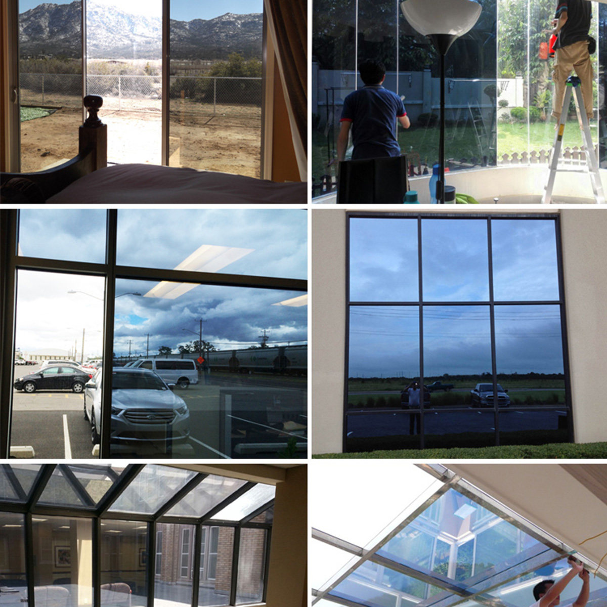 1M X 0. สติกเกอร์ติดกระจกพลาสต - Window Insulation Film บทวิจารณ์และราคา