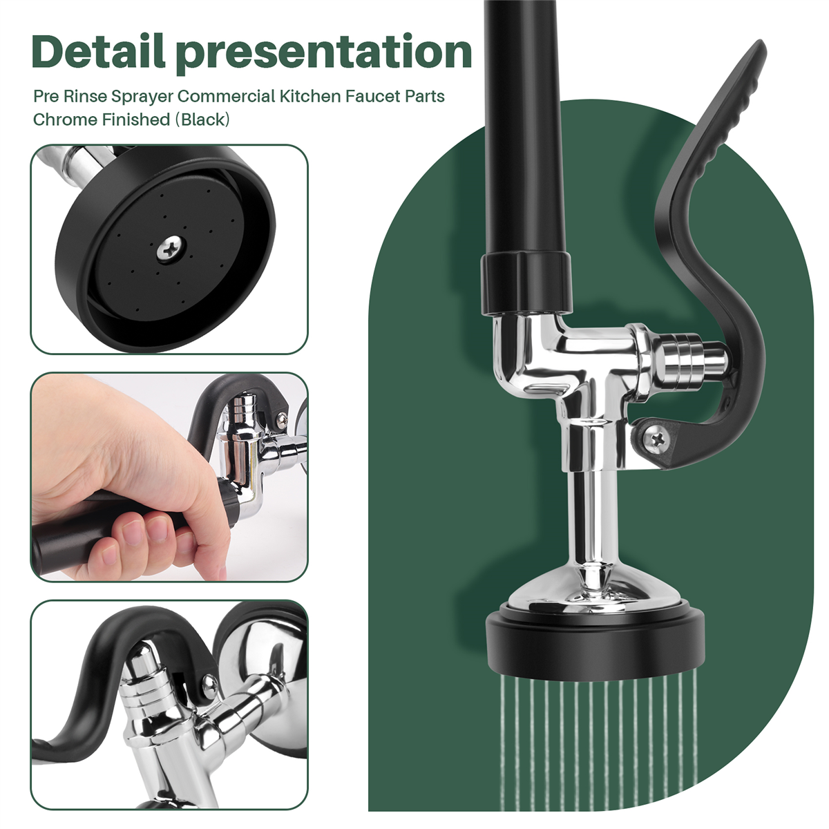 Pre Rinse Sprayer ก๊อกน้ําห้อง - Home Improvement K&B Construction บทวิจารณ์และราคา