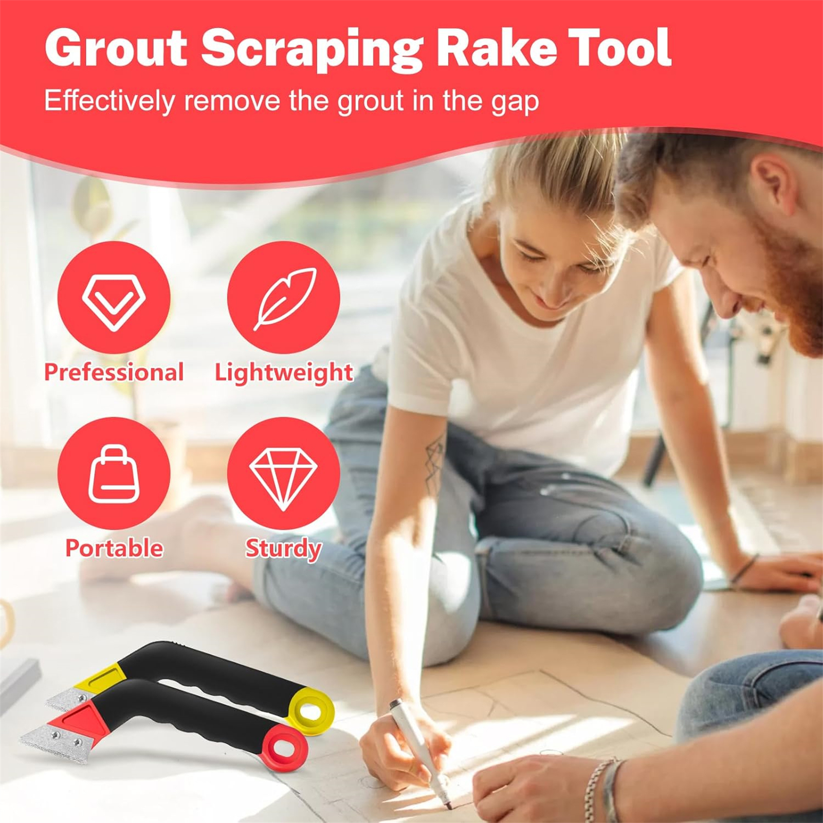 ชุดเครื่องมือขจัดคราบปูน 11 ชิ - Grout Saw Removal บทวิจารณ์และราคา