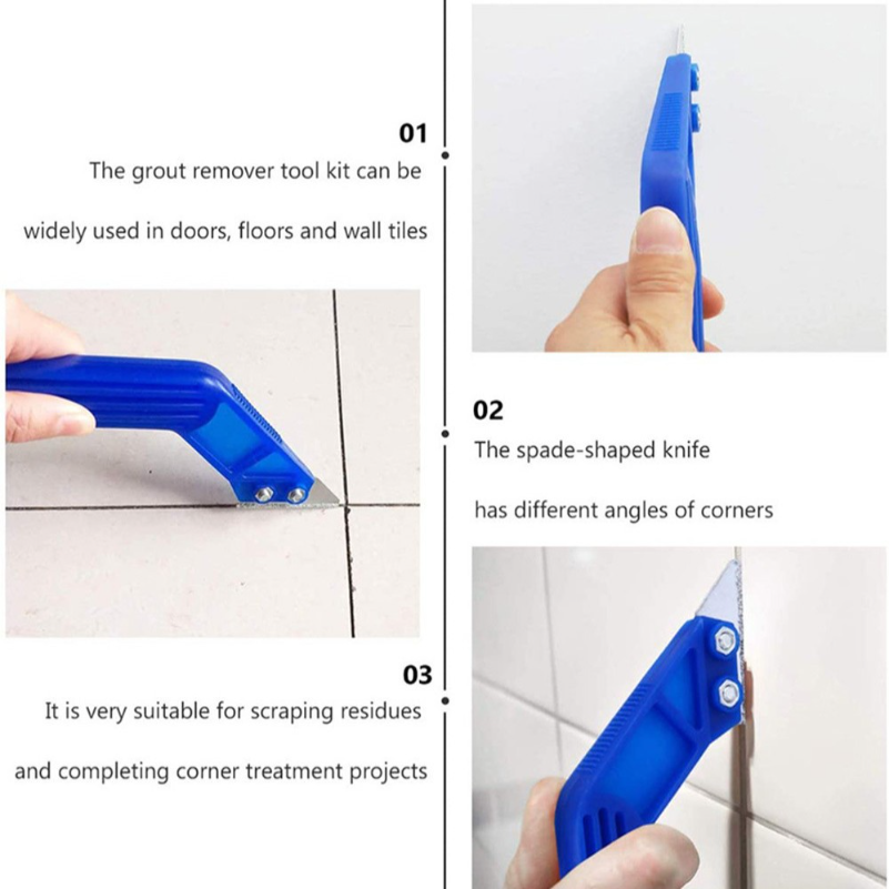 ชุดเครื่องมือขจัดยาแนว 22 ชิ้น - Grout Saw Removal บทวิจารณ์และราคา