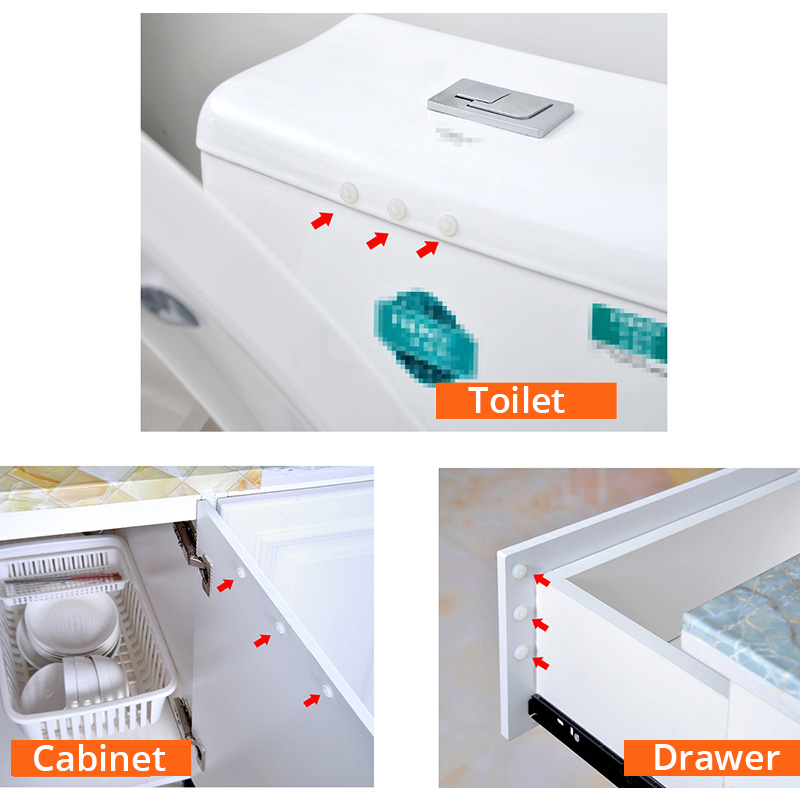 KAK 50-80 GrainซิลิโคนประตูPad - Door Stopper Rubber บทวิจารณ์และราคา