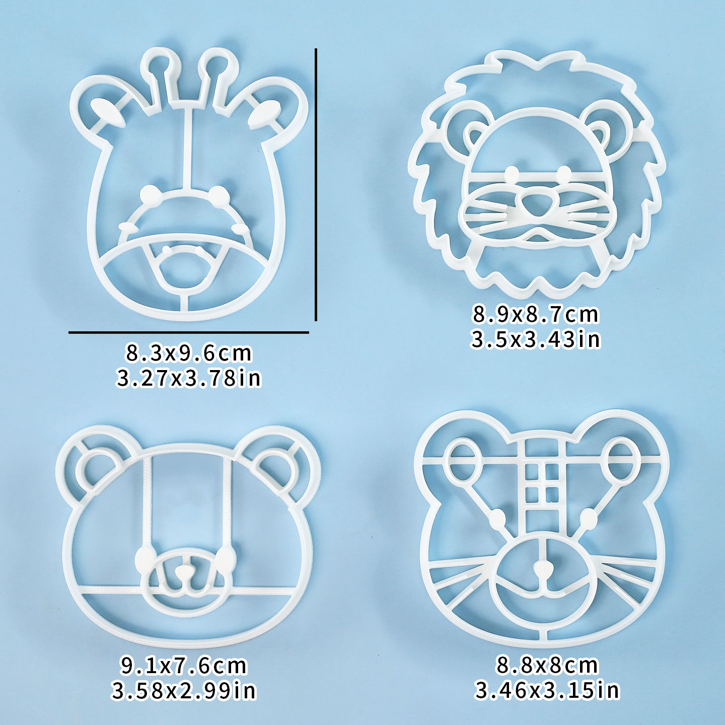 ชุดตัวตัดคุกกี้รูปสัตว์ 4 ชิ้น - Home Improvement Help บทวิจารณ์และราคา