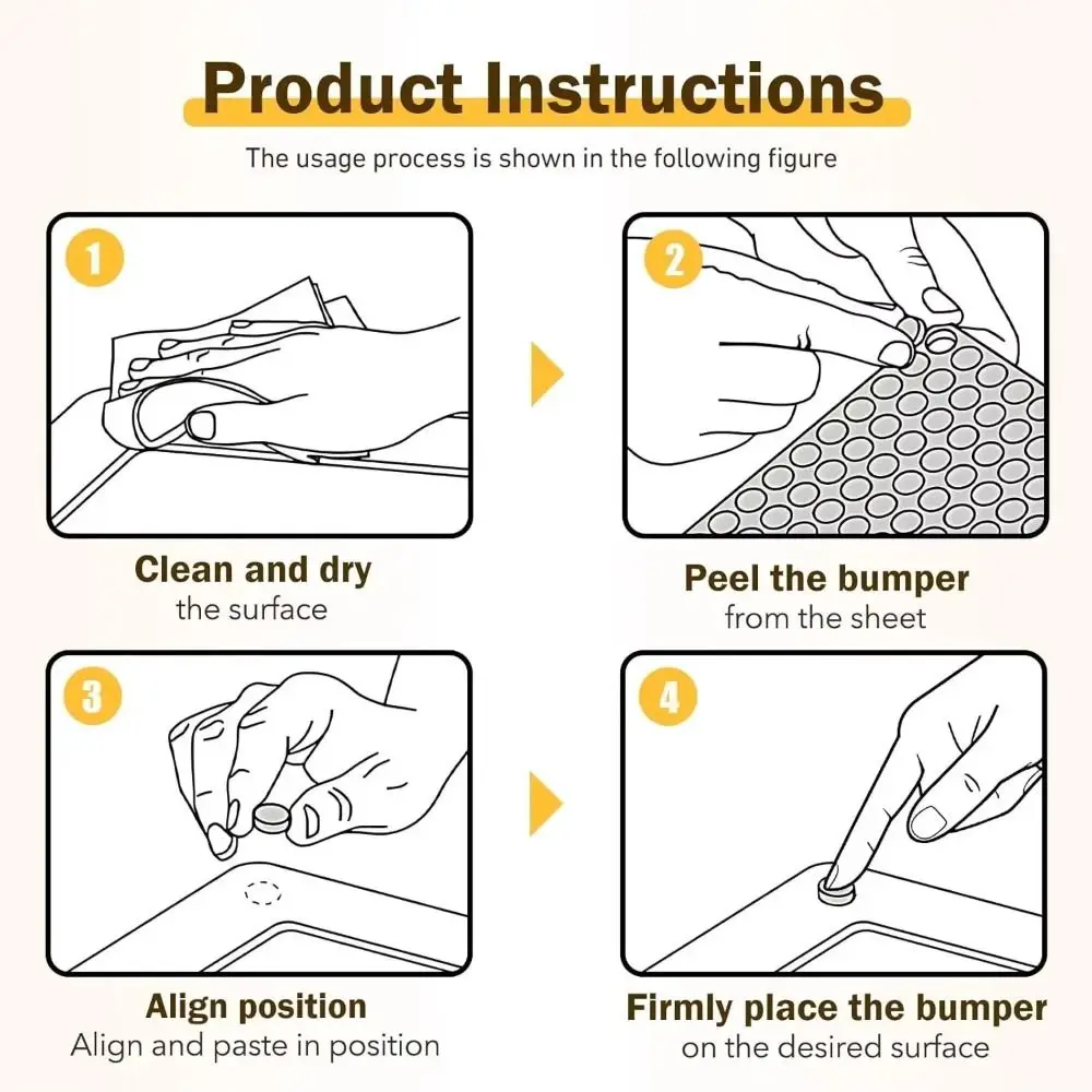 ตัวกันกระแทกประตูแบบใส ซิลิโคน - Door Stopper Rubber บทวิจารณ์และราคา