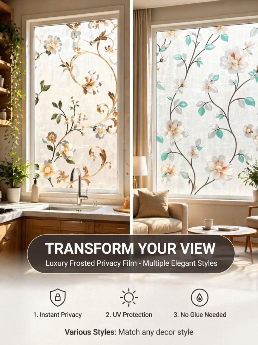 ฟิล์มติดกระจกแบบโปร่งแสงลายปัก - Window Insulation Film บทวิจารณ์และราคา