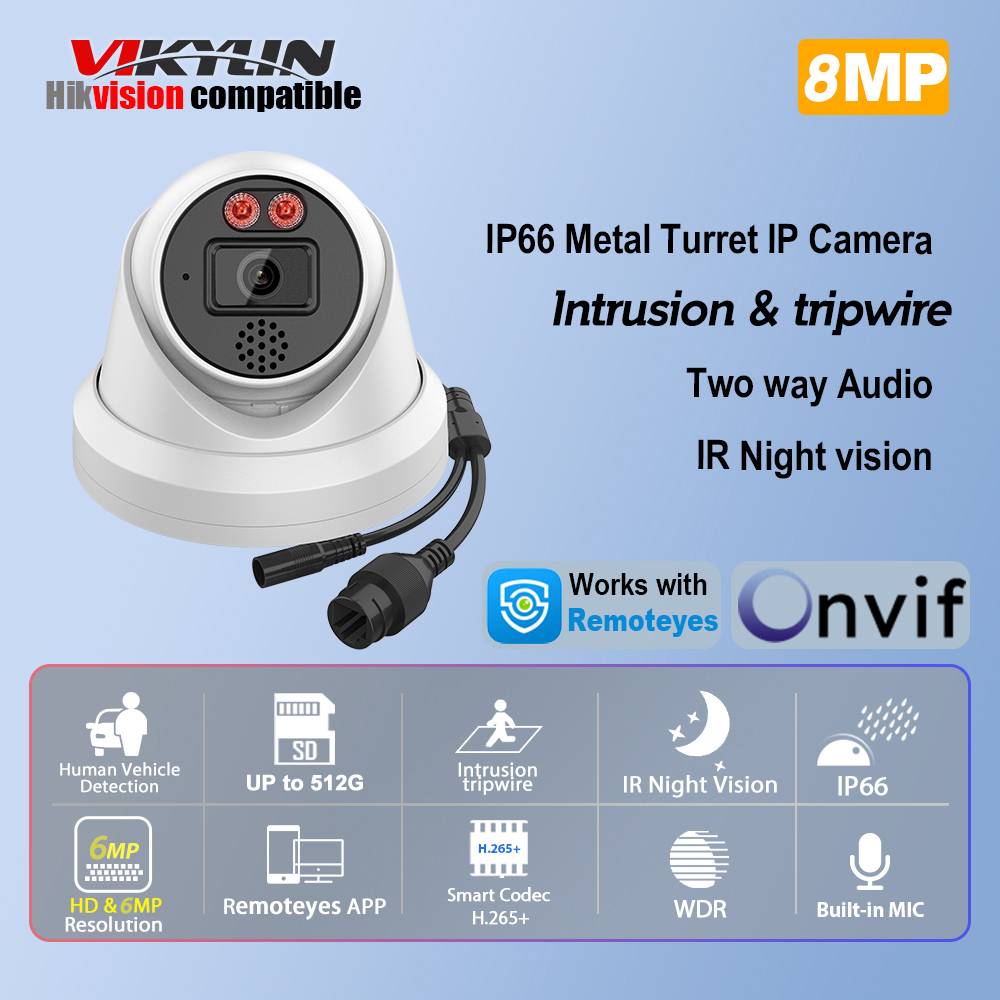วิกิลิน 8MP กล้อง IP มองเห็นกล - Home Improvement Videos บทวิจารณ์และราคา