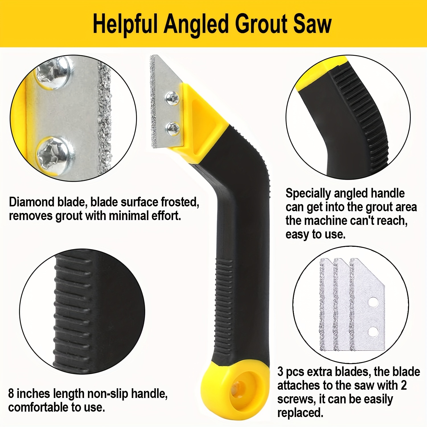 เครื่องมือเลื่อยตัดยาแนวกระเบื - Grout Saw Removal บทวิจารณ์และราคา