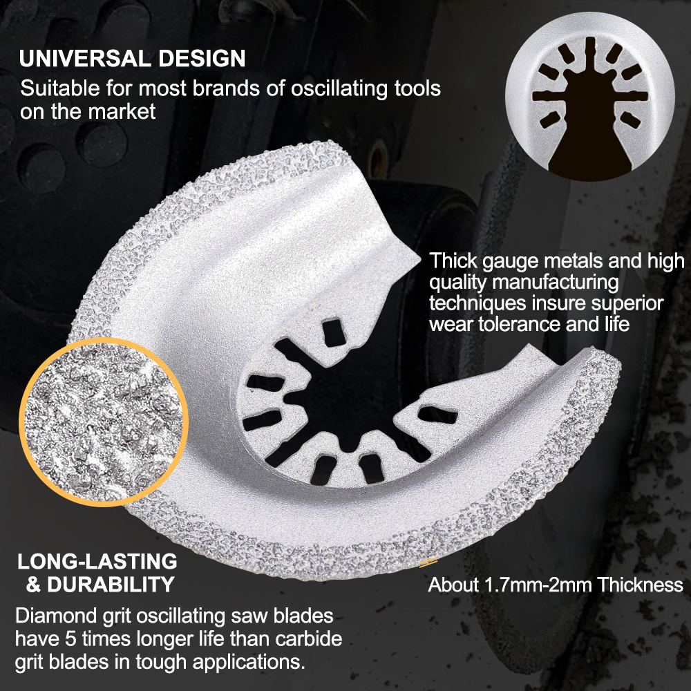 XCAN 1 PC เพชรกึ่งวงกลมใบเลื่อ - Grout Saw Removal บทวิจารณ์และราคา
