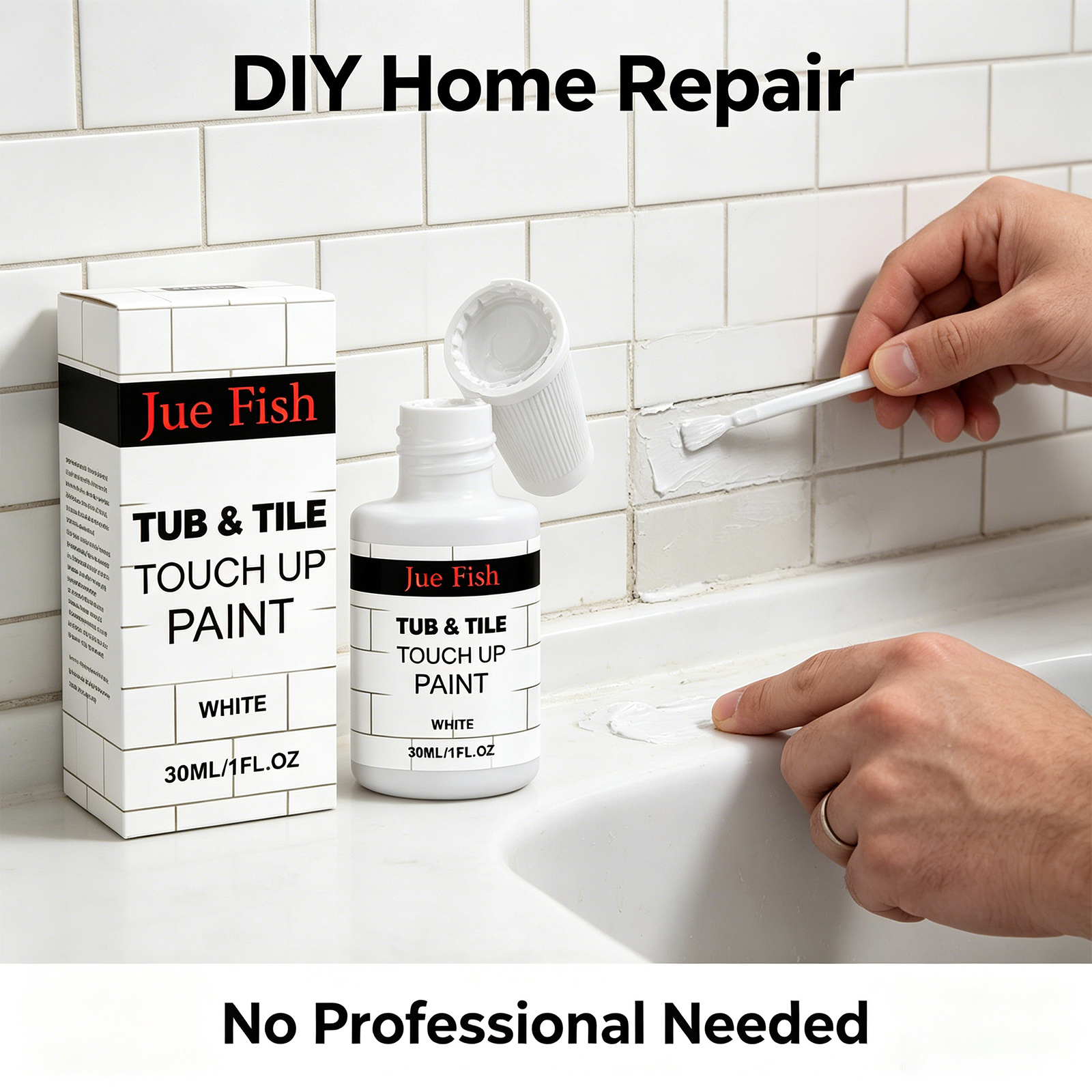 สีซ่อมแซมอ่างอาบน้ำเซรามิก ปกป - Tile Grout Repair บทวิจารณ์และราคา