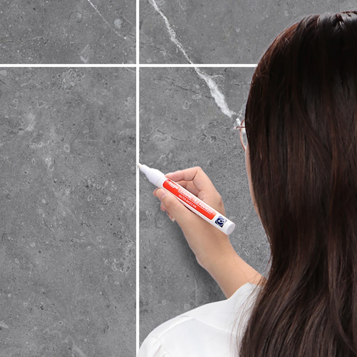 12pcs Grout ปากกาสีขาว MARKER: - Tile Grout Repair บทวิจารณ์และราคา