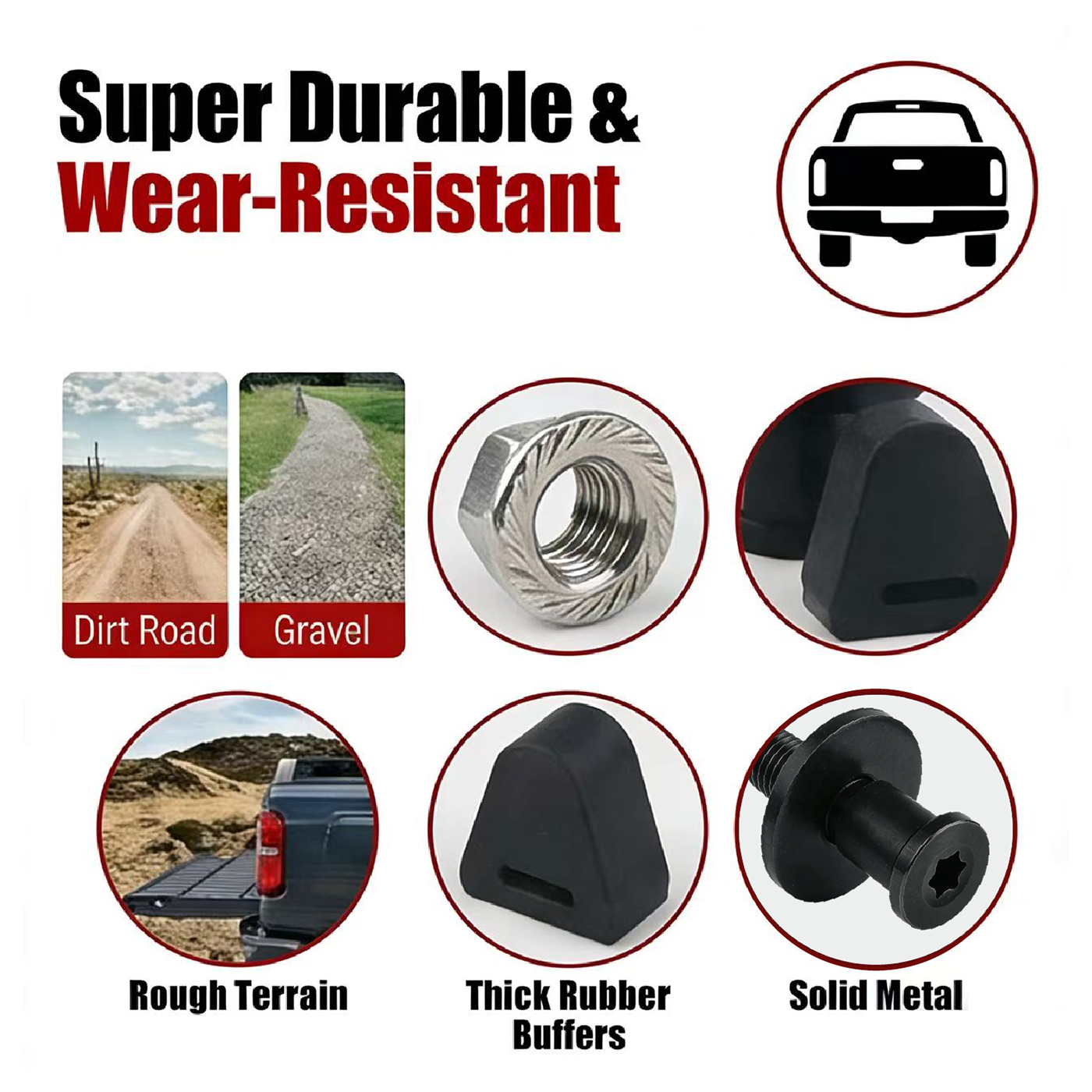 ชุดล็อคประตูท้ายรถยนต์ 2 ชิ้น  - Door Stopper Rubber บทวิจารณ์และราคา