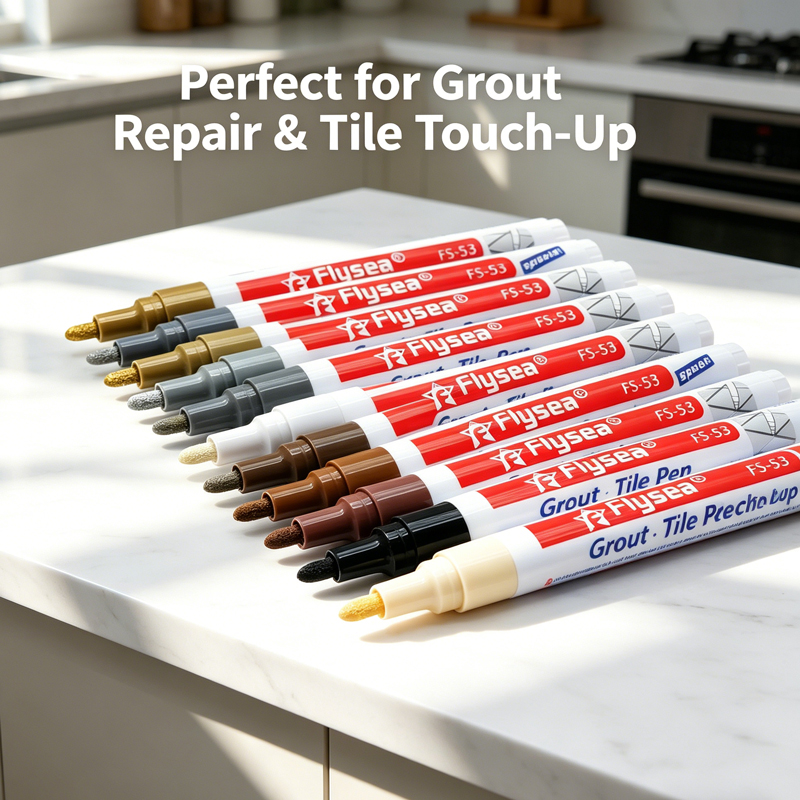 ชุดปากกาเขียนกระเบื้องกันน้ำสี - Tile Grout Repair บทวิจารณ์และราคา