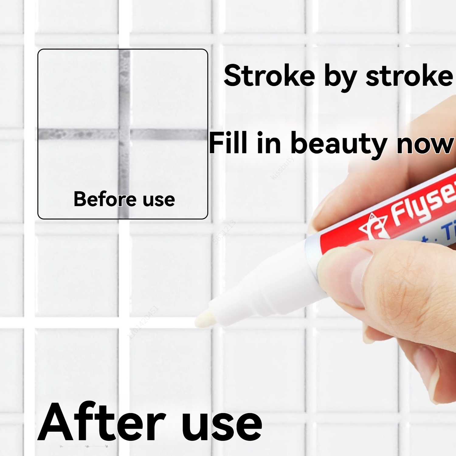 ชุดปากกาเขียนกระเบื้องกันน้ำสี - Tile Grout Repair บทวิจารณ์และราคา